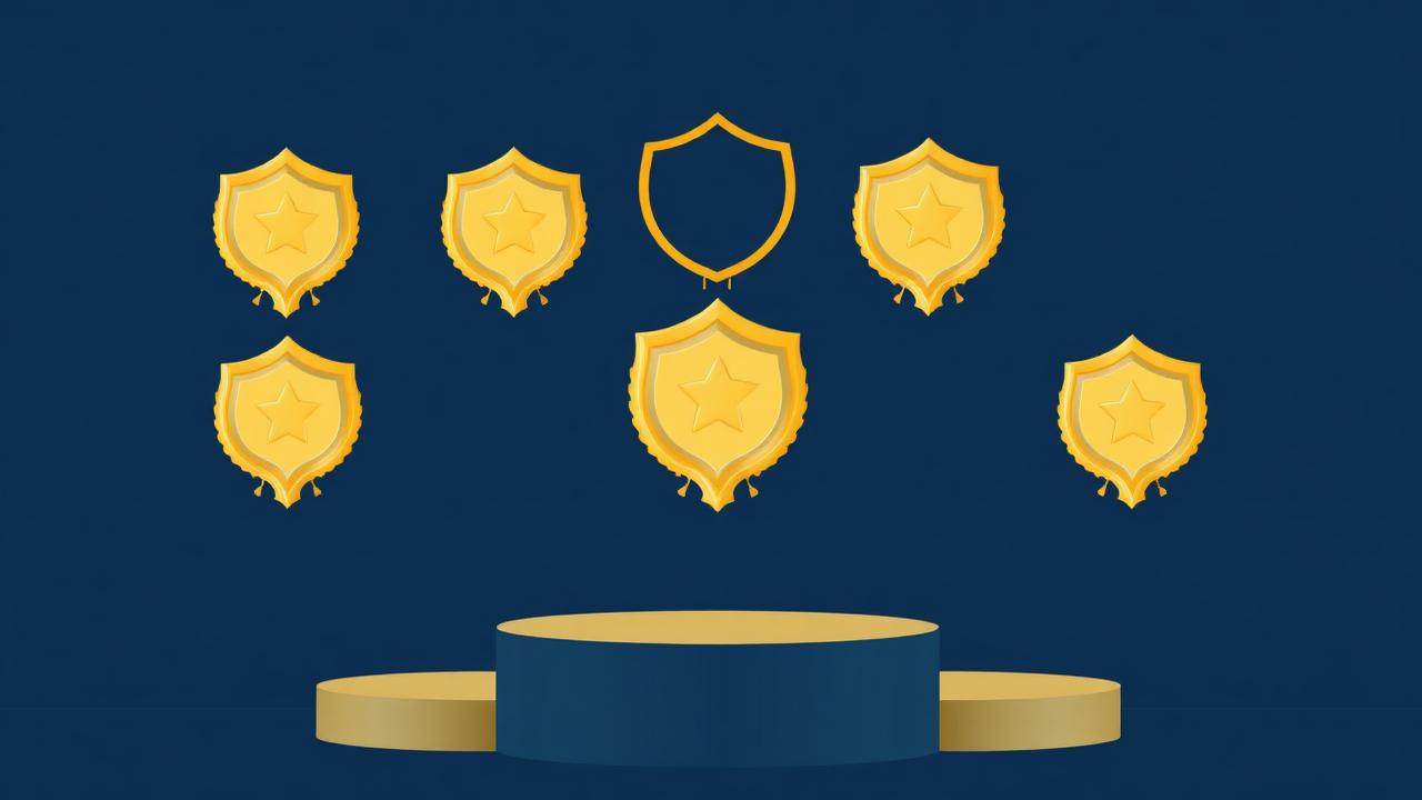 Ranked leaderboard of top IT certification medals on a podium 2026