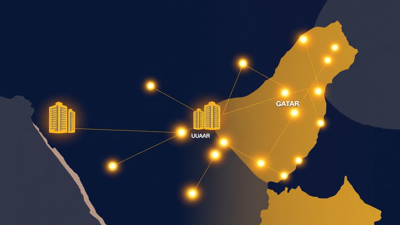 Middle East data centers map UAE Saudi Arabia Qatar cloud career 2026